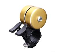 Klaxon Vélo Tout-Terrain Compact 42g pour Robuste Klaxon Vélo | Alliage pour robuste, résistance intempéries, durabilité longue, finition noire argentée, usage intensif