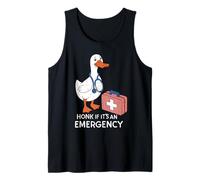 Klaxonnez si C'est Une Urgence Infirmière drôle Duck Sings Women Débardeur