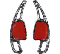 KLBHD 2 pièces Palette de Changement de Volant pour Audi A3 A4 A5 S3 S4 S5 SQ5 SQ7 Q2 Q3 Q5 Q7 TT TTS 2015-2019 2020, D'extension de Levier de Vitesse en Alliage D'aluminium,Forged Pattern