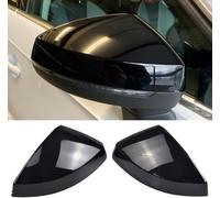 KLBVFDYAN 2 Pièces Voiture Coques De Rétroviseur pour Audi A3 S3 8V RS3 2013 2014 2015 2016 2017-2019, Auto Couvercle De Protection De Rétroviseur Garniture Accessoires,A/Black