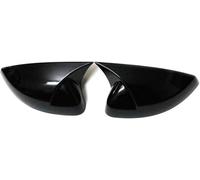 KLBVFDYAN 2 Pièces Voiture Coques De Rétroviseur pour Audi A3 S3 8V RS3 2013-2019, Auto Couvercle De Protection De Rétroviseur Garniture Accessoires,A/Gloss Black