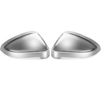 KLBVFDYAN 2 Pièces Voiture Coques De Rétroviseur pour Audi A4 A5 B9 2017 2018 2019 2020 2021-2023 S4 RS4 S5 RS5, Auto Couvercle De Protection De Rétroviseur Garniture Accessoires,A/Matte Chrome