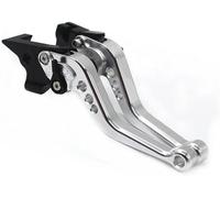 KLBVFDYAN Levier de Frein et d'embrayage pour Moto pour RS660 Tuono 660 2020 2021, Levier Moto Cylindre d'embrayage Hydraulique Leviers de réservoir,A/D'argento