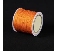 KLDGQ 2/4 Rouleaux de Cordon de Fabrication de Bijoux en Nylon tressé coloré, 0,8 mm * 50 m/Rouleau de Bracelet léger et Durable pour Les projets de Bricolage
