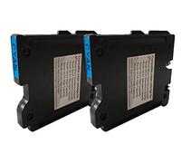 KLDink (2-Pack Compatible Cyan 405533 GC21C Sublimation Cartouche d'encre pour GX 3050SFN, GX 2500, GX 3000S, GX 5050N, GX 7000, GX 3000SF, GX 3050N, GX 3000