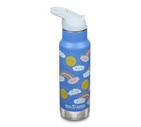 Klean Kanteen Bouteille d'eau isotherme classique pour enfant avec bouchon sport à rabat - Bouchon 100 % étanche - Sans BPA - Matériau en acier inoxydable - Arc-en-ciel