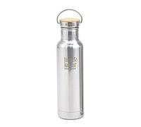 Klean Kanteen Bouteille en Acier Inoxydable avec Stainless Unibody Bamboo Cap Reflect, Edelstahlflasche mit Stainless Unibody Bamboo Cap 800 ML Reflect, Mirrored Stainless, 800 ML