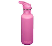 KLEAN KANTEEN Gourde classique 800 ml en acier inoxydable rose - Bouteille de sport légère avec bouchon à rabat - Anti-fuite - Sans BPA - Pour le sport, l'école, l'extérieur