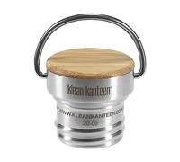 Klean Kanteen Deckel en bambou brossé en acier inoxydable Taille unique