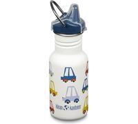 Klean Kanteen Gourde Classic Narrow (Sippy Cap) avec bouchon en acier inoxydable de couleur blanche d'une contenance de 355 ml, 1011205
