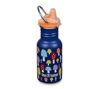 Klean Kanteen – Gourde inox Kid's Classic Narrow – bouchon Sippy – 355 ml – mushrooms bleu