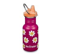 Klean Kanteen - Gourde enfant Kid Classic Narrow - Bouchon Sippy - 355 ml - Happy Flowers Tangerine