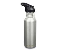 Klean Kanteen Gourde vélo Classic Narrow (Flip Sport) avec bouchon de sport en acier inoxydable de couleur Brushed Stainless d'un volume de 532 ml, 1011186