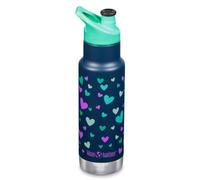 Klean Kanteen KId Classic Bouteille, Navy Hearts, 355ml