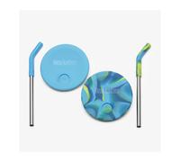 Couvercle de paille pour enfant Klean Kanteen (2 unités) bleu vert