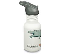 Klean Kanteen Kid Classic Narrow 12oz (355mL) - Sport Cap - Gourde enfant Dino Skate / Thyme 12 oz (355 ml)