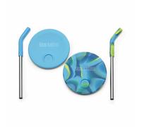 Couvercle de paille pour enfant Klean Kanteen (2 unités) bleu vert