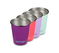Klean Kanteen - Lot de 4 gobelets en acier de 283,5 g - Papillons