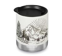 Tasse isotherme Klean Kanteen Camp Mug Tumbler Lid Cap 350 ml blanc noir