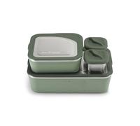Klean Kanteen Rise 1010629 Lot de 3 boîtes repas familiales en acier inoxydable Couleur spray de mer Anti-fuite