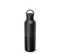 Klean Kanteen Rise 1011489 Classic Bouteille isotherme en acier inoxydable avec fermeture à boucle papillon Noir 590 ml