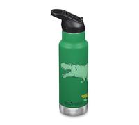 Klean Kanteen Seal Sport Gourde classique pour enfant avec bouchon 355 ml Vert Dino Skate
