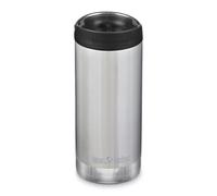 Klean Kanteen - TKWide 12oz (355mL) - Café Cap - Bouteille isotherme Brushed Stainless - 12 oz (355 ml)