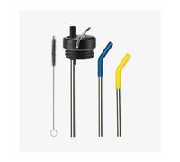 Bouchon avec set de paille Klean Kanteen Twist(TK collection) Noir 89,4x62,2 mm