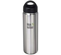 Klean Kanteen Wide Gourde avec bouchon Wide Loop Cap brossé en acier inoxydable 1900 ml