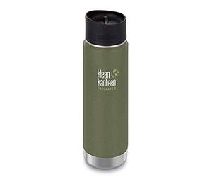 Klean Kanteen Wide Isotherme sous vide avec Cafe Cap 2.0, Fresh Pine Mat, L
