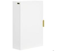 kleankin Armoire murale de salle de bain armoire à pharmacie murale meuble de rangement de toilettes avec étagère réglable | Aosom France