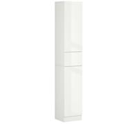 kleankin - Meuble colonne rangement salle de bain - Panneaux de particules - 30x28x170cm - Blanc