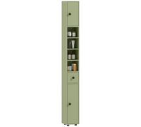 kleankin Meuble Colonne Salle de Bain Fine 20 x 20 x 180 cm Vert
