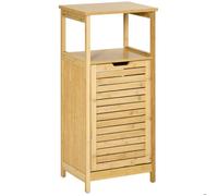 kleankin - Meuble de salle de bain - MDF - 40x30x86.5cm - Bois naturel
