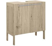 kleankin - meuble salle de bain - Bois - 60x30x70cm - Gris
