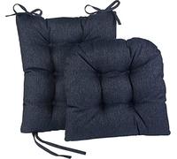 Klear Vu Omega Lot de 2 Coussins antidérapants pour Chaise à Bascule et Dossier de siège Indigo uni