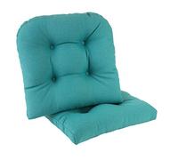 Klear Vu Omega - Lot de 2 Patins universels touffetés antidérapants pour Chaise de Salle à Manger, 43,2 x 43,2 x 7,6 cm, Bleu Sarcelle