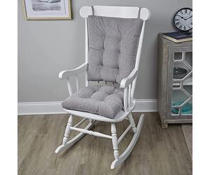 Klear Vu The Gripper Lot de 2 Coussins de Chaise à Bascule antidérapants avec Rembourrage épais, Comprend Un Coussin d'assise et Un Coussin de Dossier avec Attaches pour intérieur de Salon à Bascule,