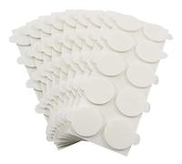 KLEBESHOP24 Lot de 100 pastilles adhésives double face de 2 mm d'épaisseur, Ø 25 mm