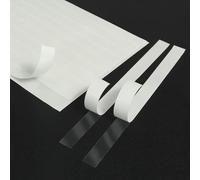 KLEBESHOP24 Lot de 20 bandes adhésives double face transparentes 5 mm x 95 mm