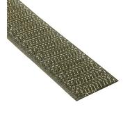 KLEBESHOP24 Ruban autocollant adhésif à crochets seul | Bande scratch autocollante unilatérale | Couleur, longueur, largeur au choix/vert olive, 20 mm x 3 m