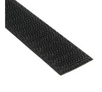 KLEBESHOP24 Ruban autocollant adhésif à crochets seul | Bande scratch autocollante unilatérale | Couleur, longueur, largeur au choix/noir, 50 mm x 8 m