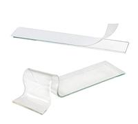 KLEBESHOP24 Rubans adhesifs double face, adhérence extra forte | facile à retirer | transparent | pour de nombreux matériaux | différentes quantités | 1 mm d'épaisseur, 19 x 95 mm/lot de 100 pièces