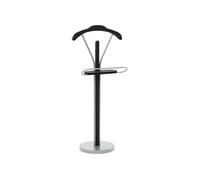 Vidaxl Valet De Chambre 45 X 35 X 107 Cm Noir Et Gris