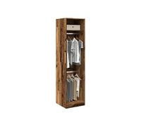 vidaXL Garde-robe 3307790 - vieux bois, bois d'ingénierie 50x50x200 cm