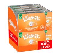 Kleenex Allergy Comfort, 10 paquets de 8 étuis de mouchoirs (10x8 étuis)