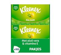 Kleenex Balsam Etuis de Mouchoirs en Papier Baume au Calendula 16 Paquets de 12 Etuis