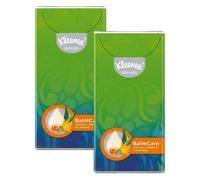 KLEENEX Balsam Mouchoirs en Papier Formule Baume à l'Aloe Vera, 2 Paquets de Poche (2 Paquets de 1)