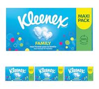 Kleenex Boîte Family P128 Mouchoirs (Lot de 4)