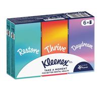 KLEENEX Collection Mouchoirs en Papier 3 Épaisseurs Mini Étuis Compacts, 6 Étuis